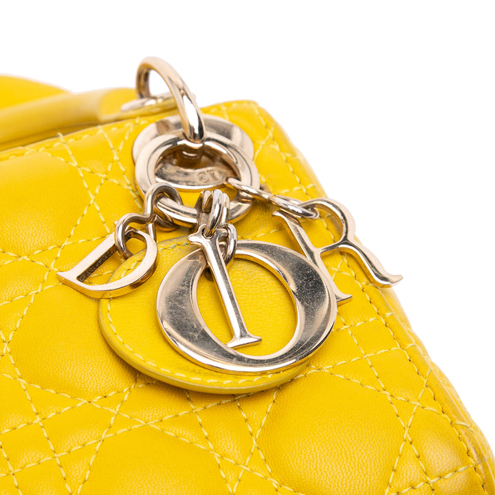 Dior Micro Cuir d’agneau Cannage Lady Dior