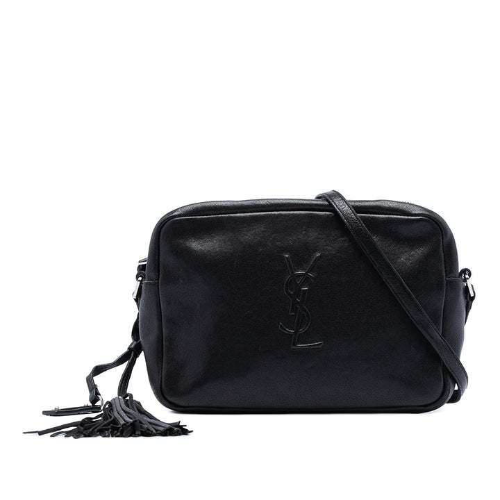 Saint Laurent Small Cuir d’agneau Monogram Lou Sac caméra