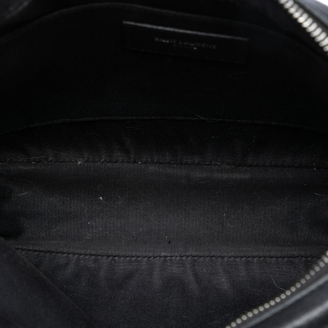 Saint Laurent Small Cuir d’agneau Monogram Lou Sac caméra