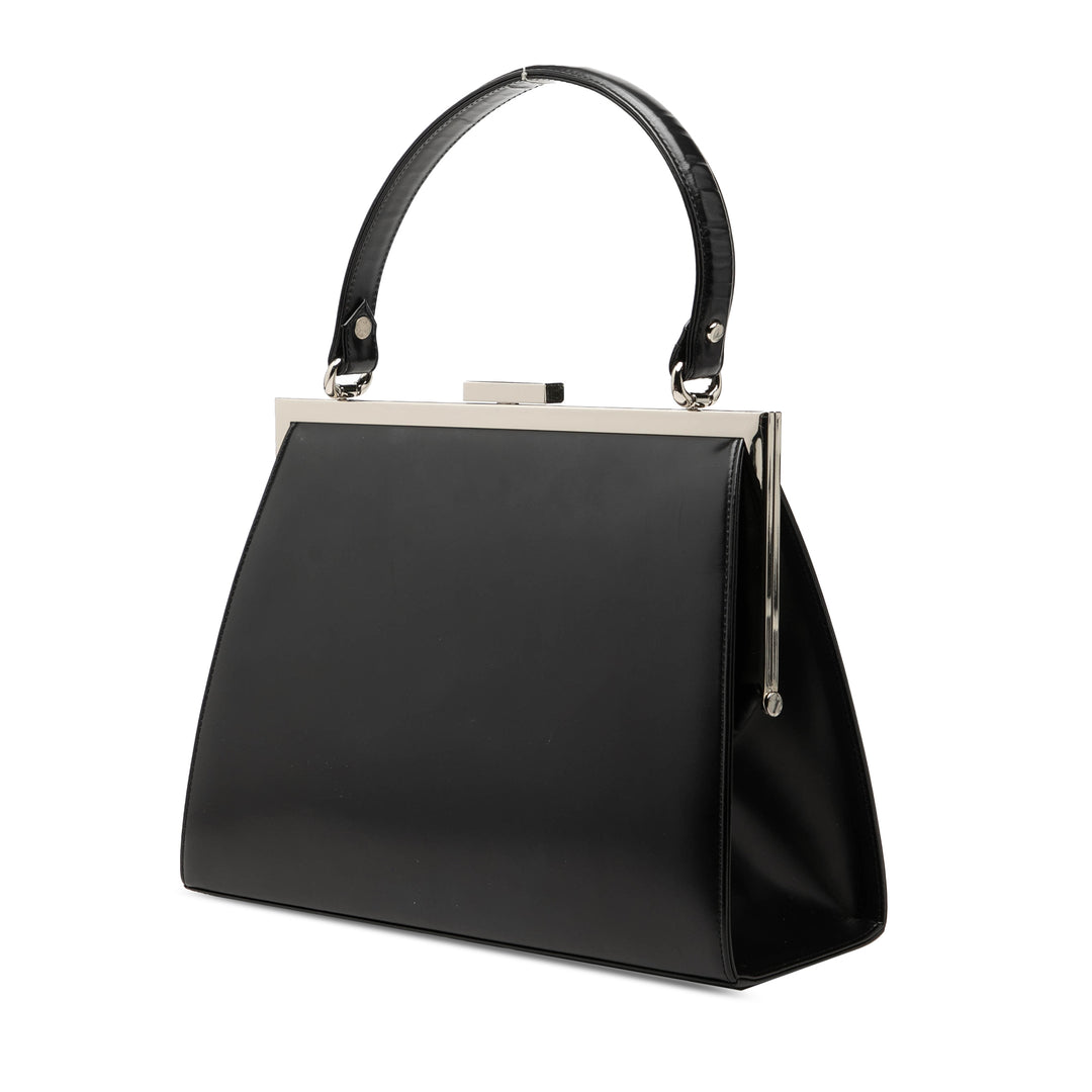 Saint Laurent Cuir anse supérieure Frame Sac