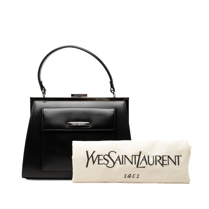 Saint Laurent Cuir anse supérieure Frame Sac