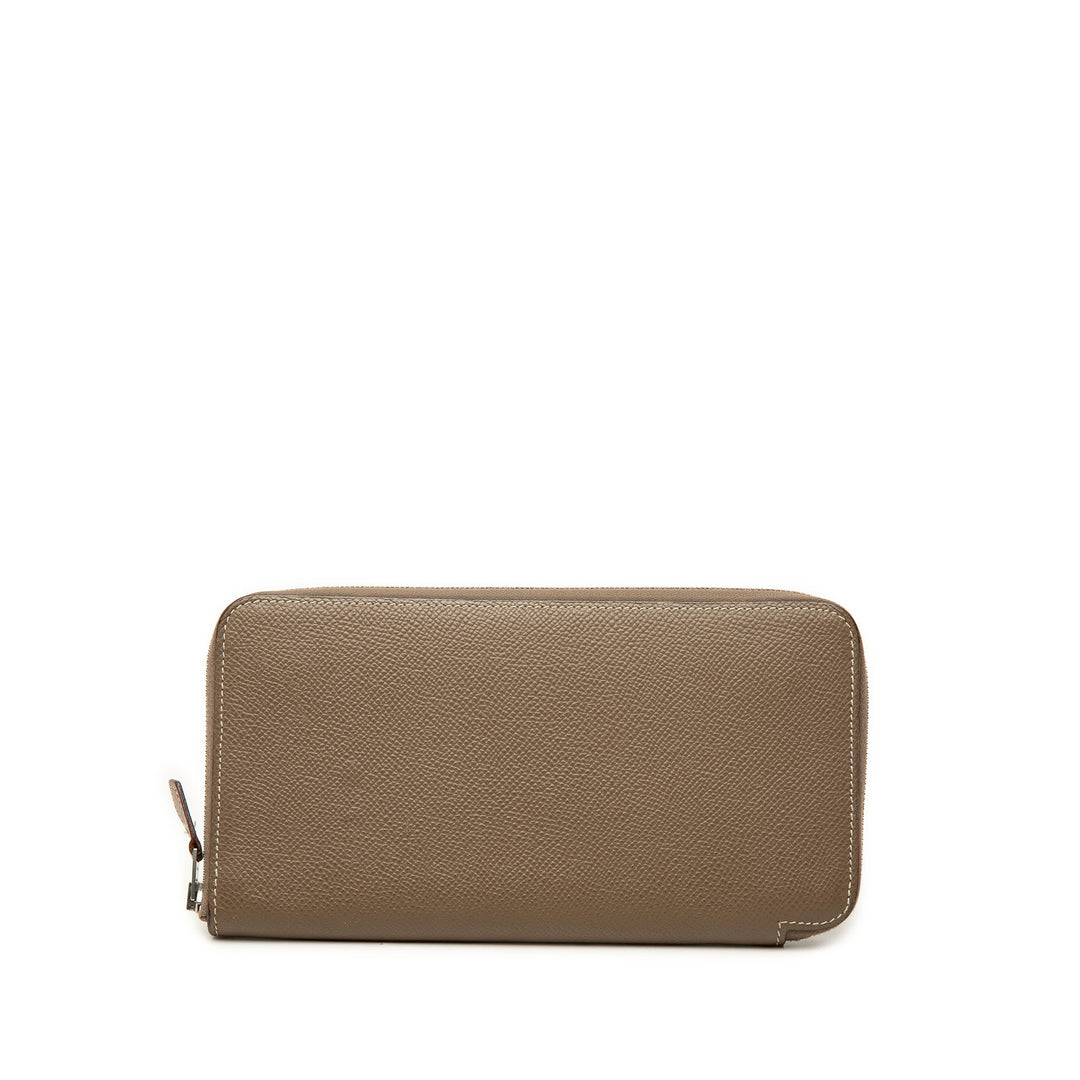 Hermès Azap In Portefeuille long Epsom Marron