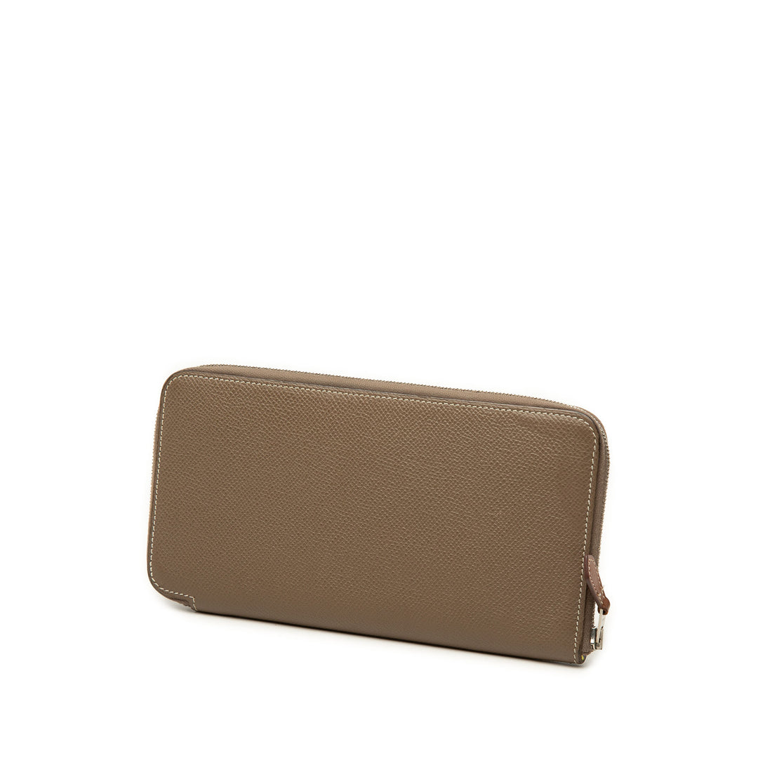 Hermès Azap In Portefeuille long Epsom Marron
