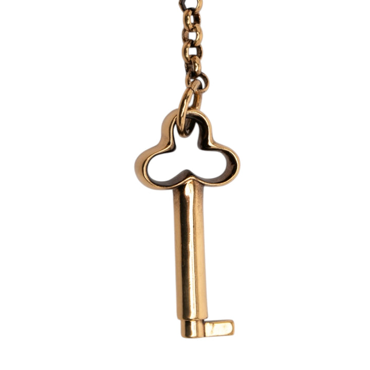 Chloé plaqué Chloe Symbols et Shearling Tail Bijou de sac