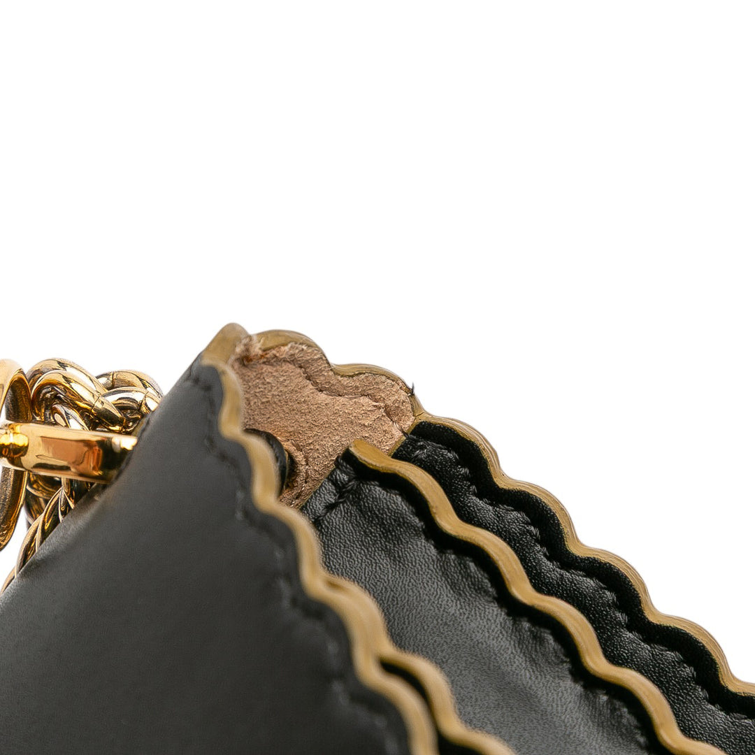 Fendi Small Scalloped Leather Kan I Crossbody Noir – GABY PARIS Authentique