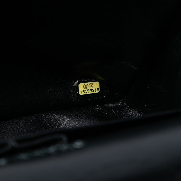 Chanel Jumbo Classic Cuir verni Double rabat