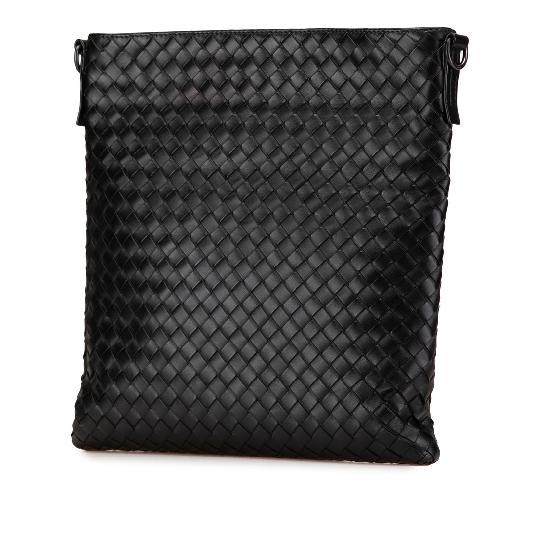 Bottega Veneta Cuir Intrecciato Sac porté croisé Noir – GABY PARIS Authentique