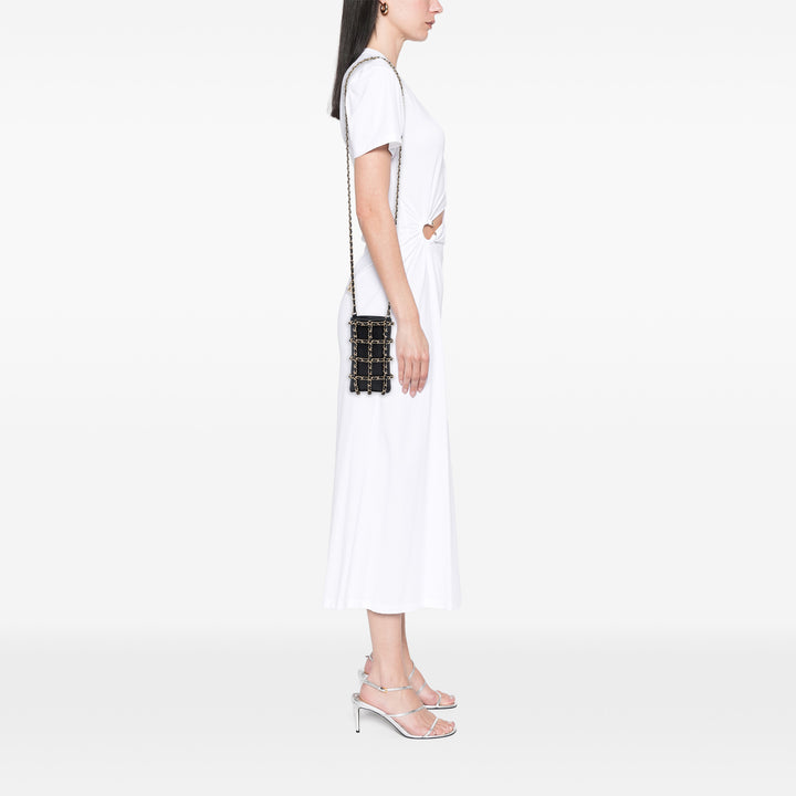 Chanel Pochette Tech Me Out avec chaîne Cuir d'agneau Noir – vue 6 – GABY PARIS