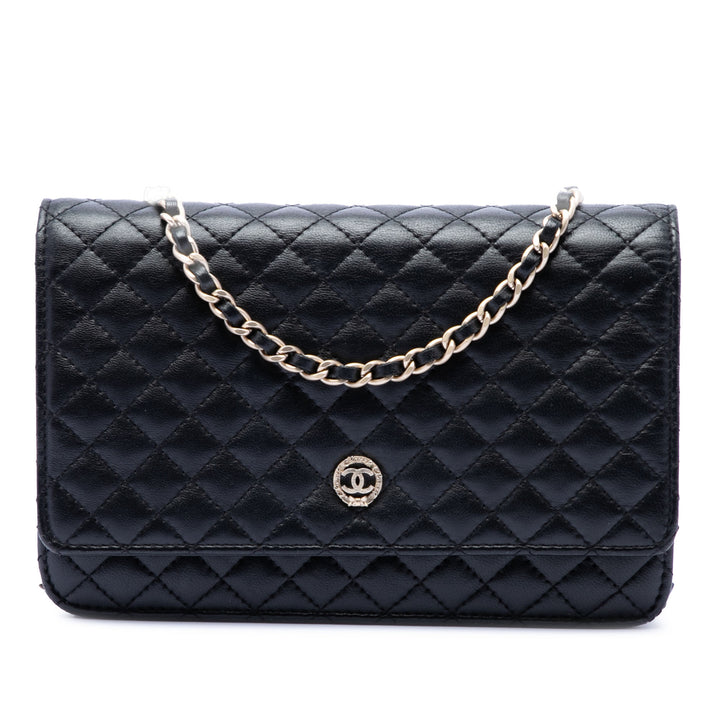 Chanel CC Microquilted Cuir d’agneau Wallet on Chain