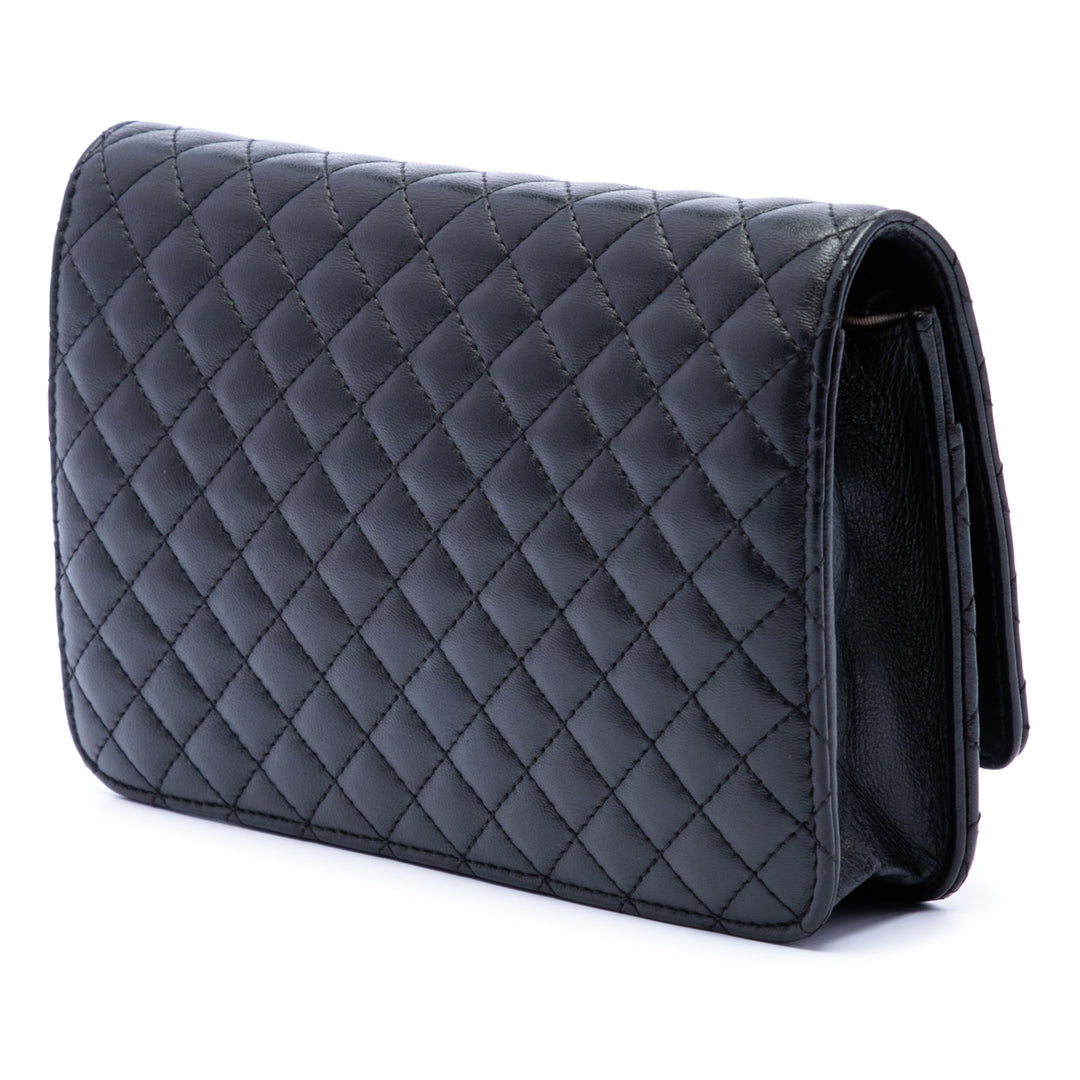 Chanel CC Microquilted Cuir d’agneau Wallet on Chain