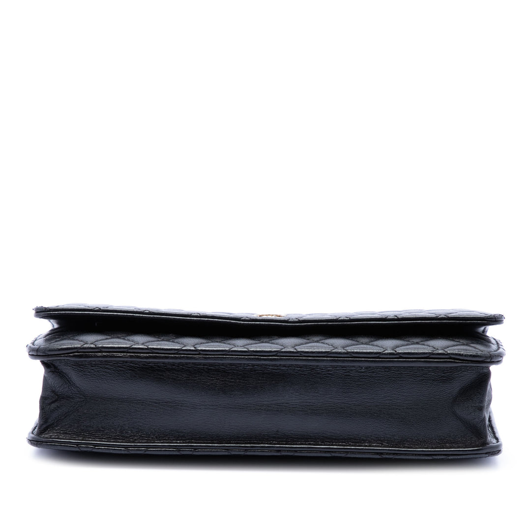 Chanel CC Microquilted Cuir d’agneau Wallet on Chain