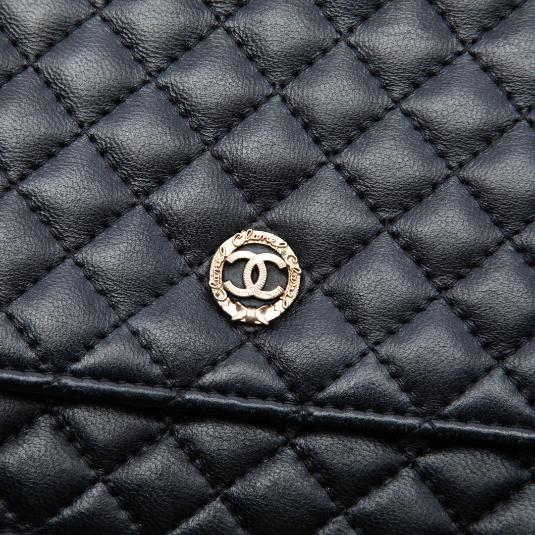 Chanel CC Microquilted Cuir d’agneau Wallet on Chain