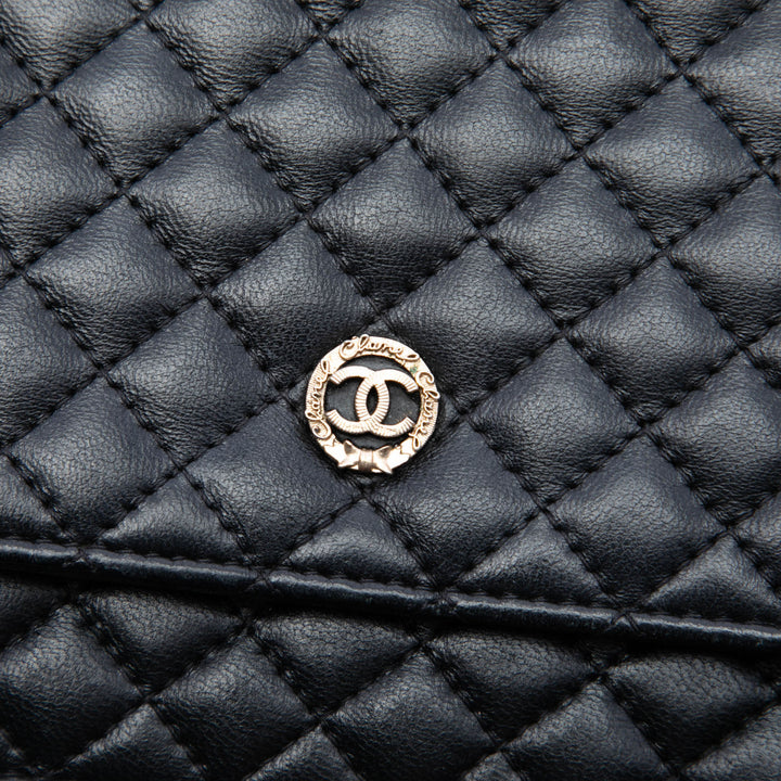 Chanel CC Microquilted Cuir d’agneau Wallet on Chain