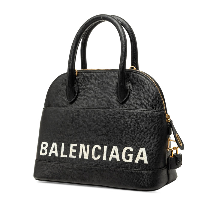 Balenciaga Cuir de veau grainé Ville sac à anse supérieure S