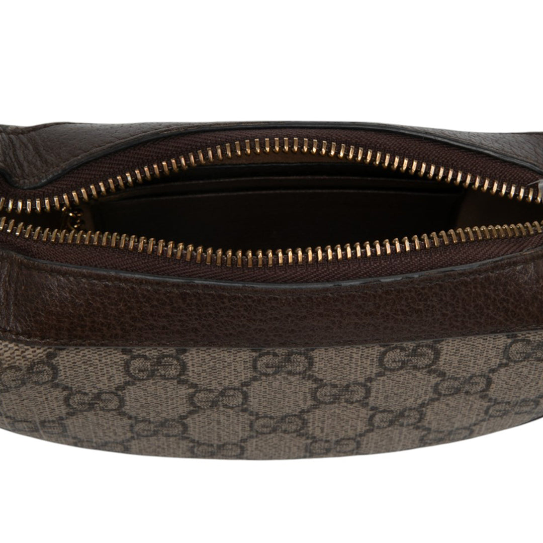 Gucci Sac porté épaule Web Ophidia GG Supreme Mini Beige – vue 4 – GABY PARIS