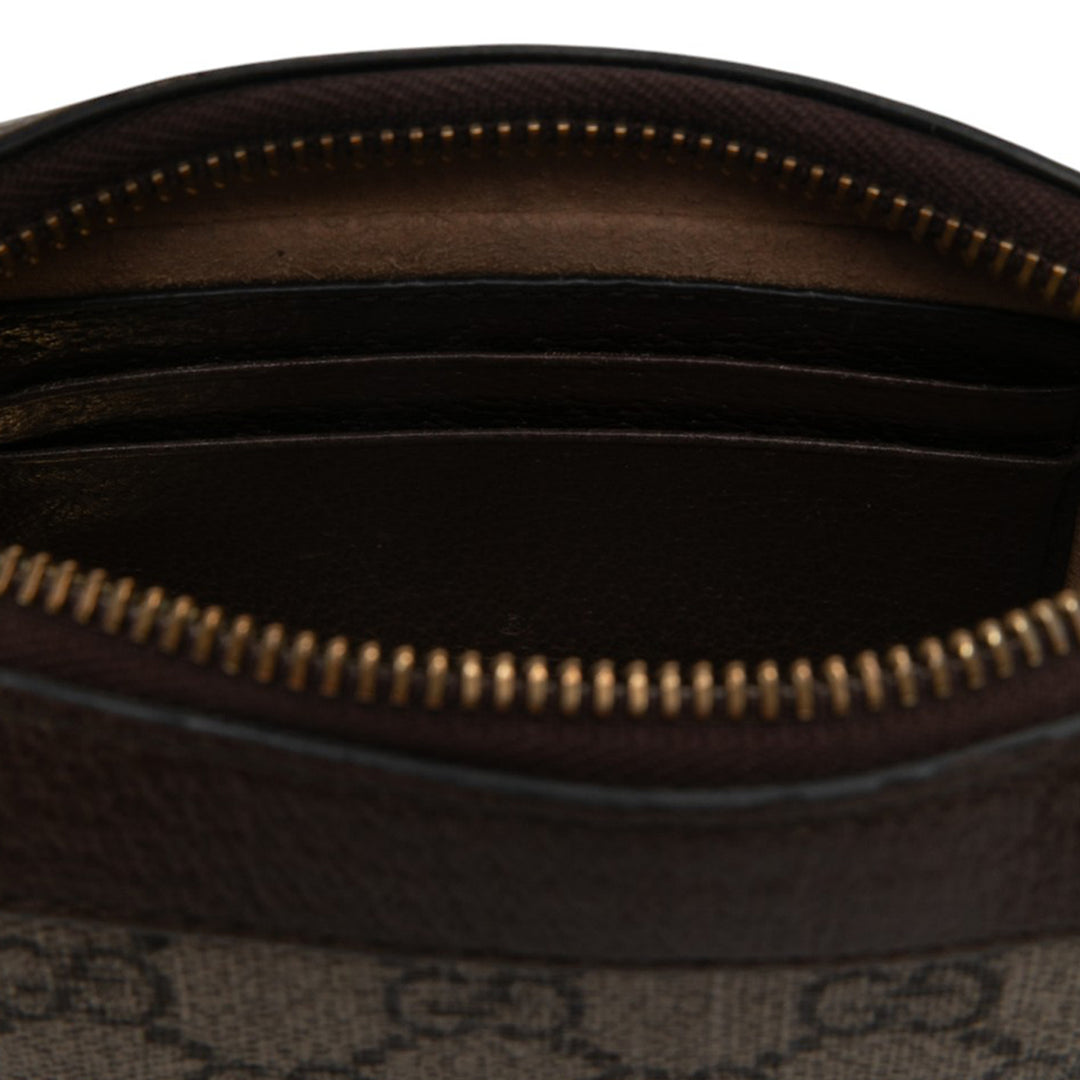 Gucci Sac porté épaule Web Ophidia GG Supreme Mini Beige – vue 5 – GABY PARIS