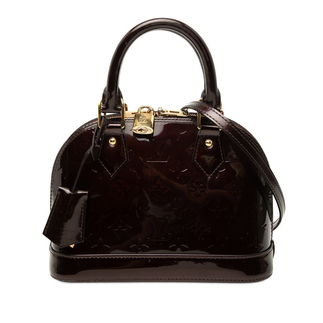 Alma BB Cuir verni Monogram Violet