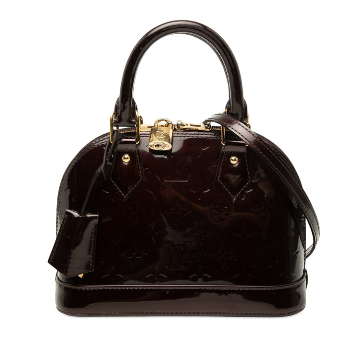 Alma BB Cuir verni Monogram Violet