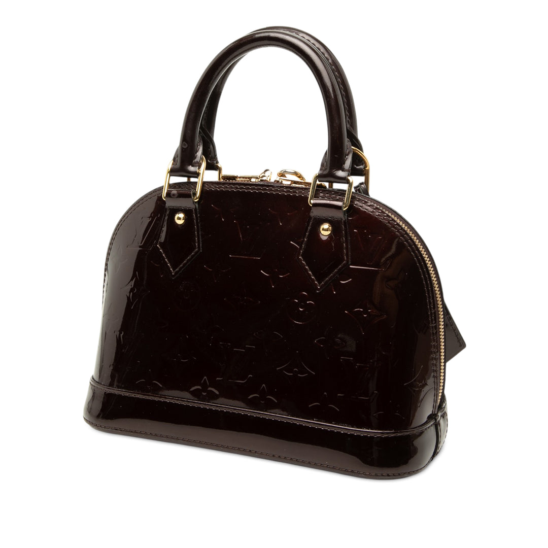 Alma BB Cuir verni Monogram Violet