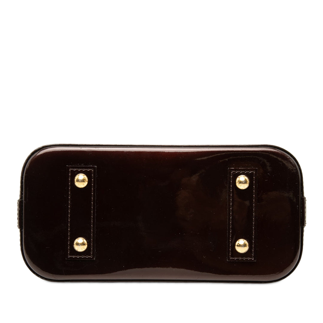Alma BB Cuir verni Monogram Violet