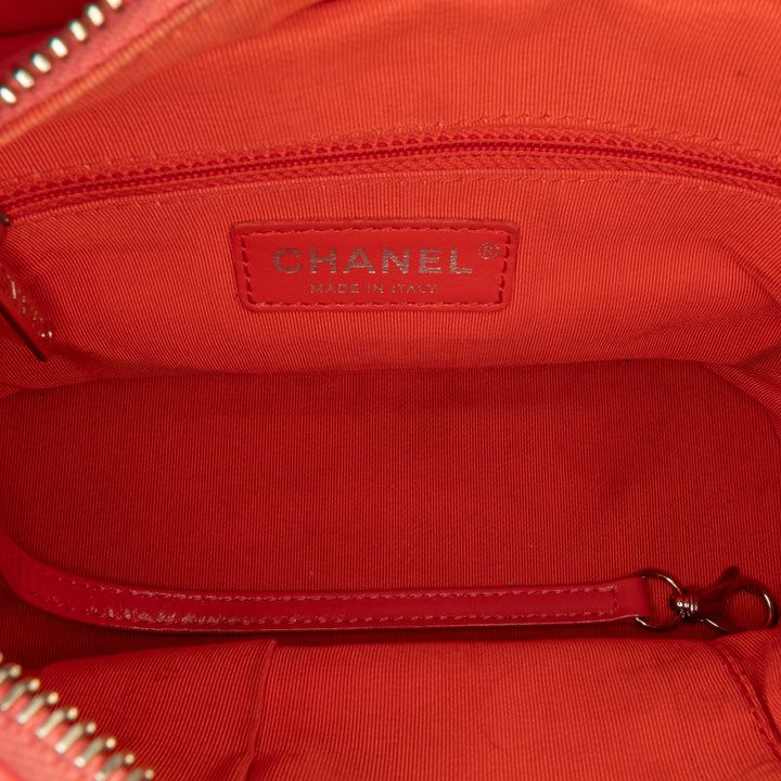 Small Aged Calfskin Gabrielle Crossbody Red - Gaby Paris