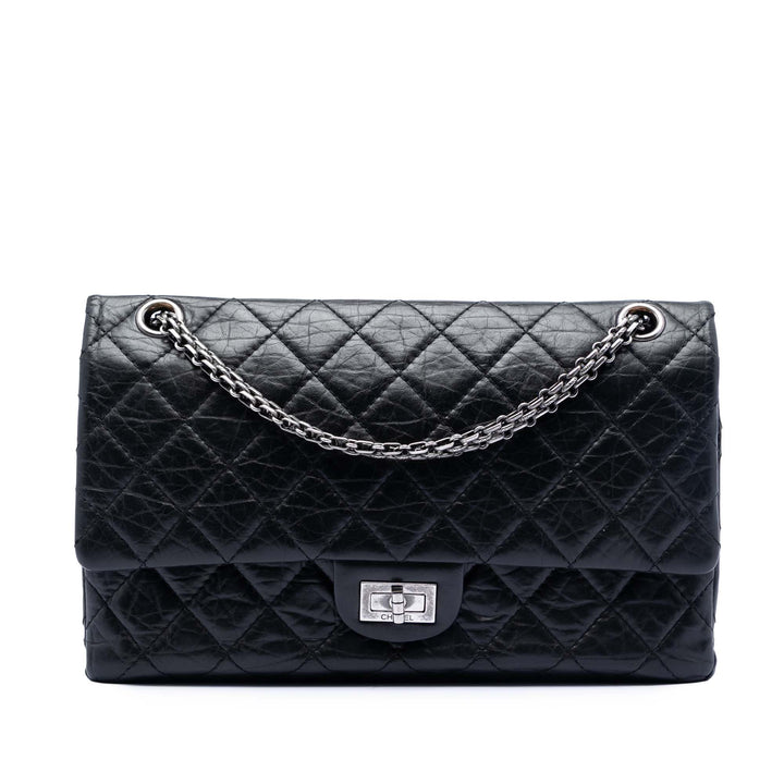 Chanel Matelassé vieilli Cuir de veau Reissue 2.55 Double rabat 226