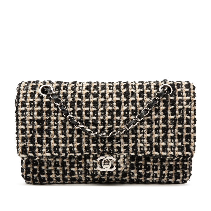 Chanel Medium Classic Tweed Double rabat