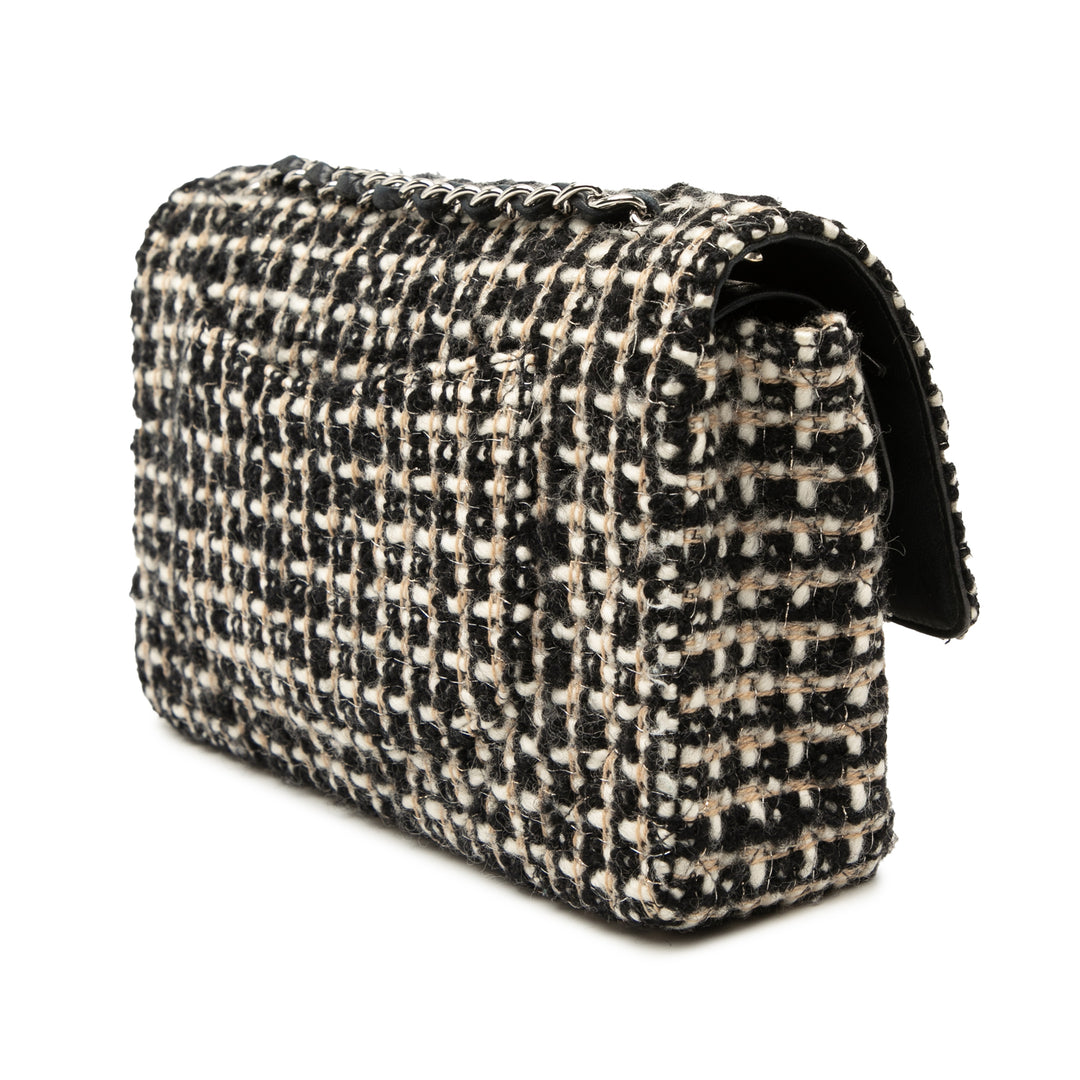 Chanel Medium Classic Tweed Double rabat