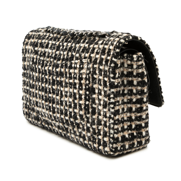 Chanel Medium Classic Tweed Double rabat