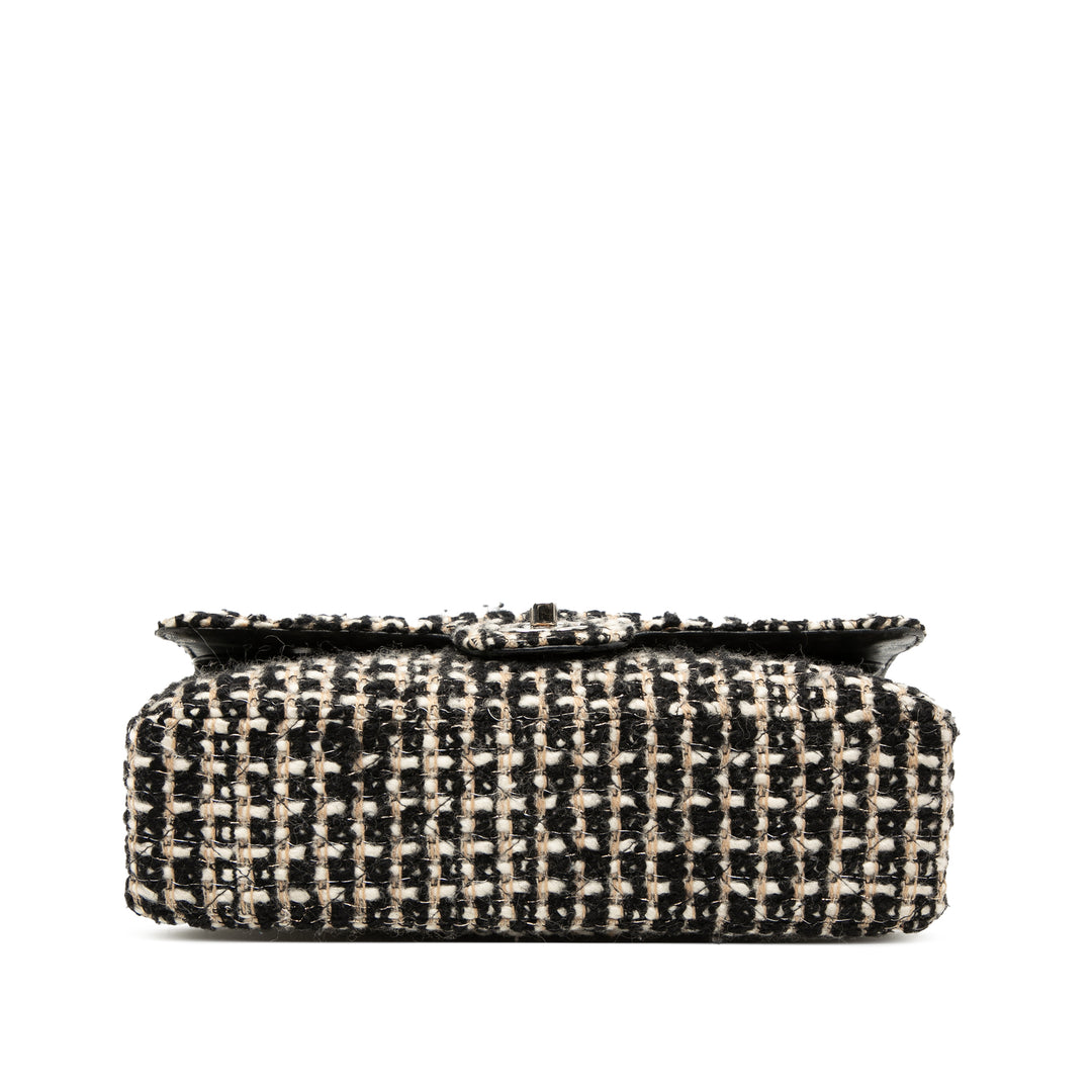 Chanel Medium Classic Tweed Double rabat