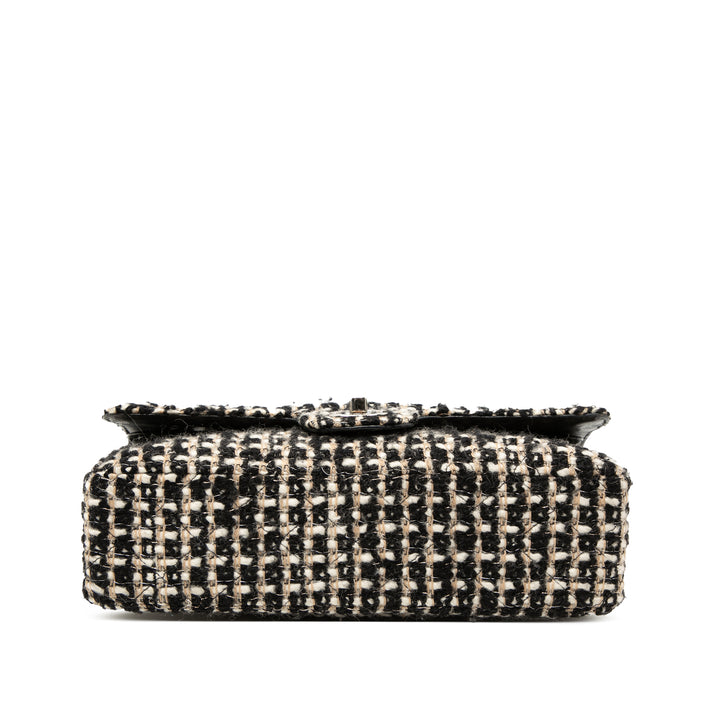 Chanel Medium Classic Tweed Double rabat