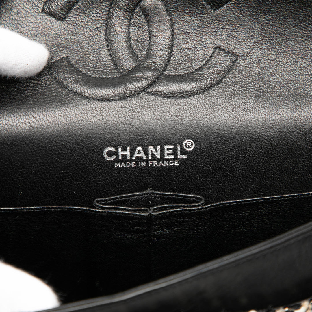 Chanel Medium Classic Tweed Double rabat