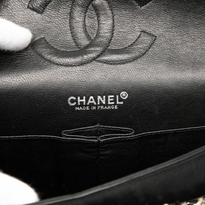 Chanel Medium Classic Tweed Double rabat