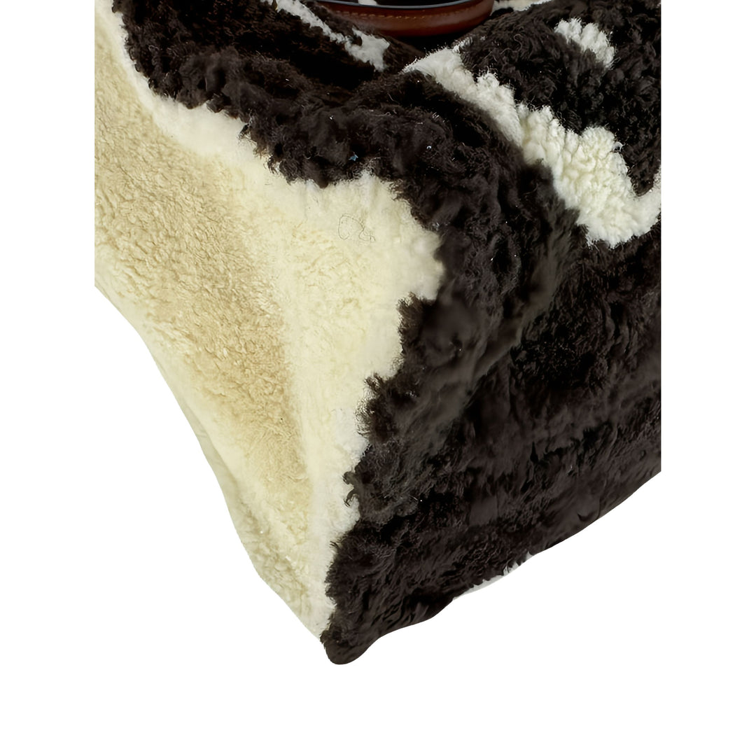 Louis Vuitton Giant Shearling Teddy Onthego GM Monogram Noir – vue 10 – GABY PARIS