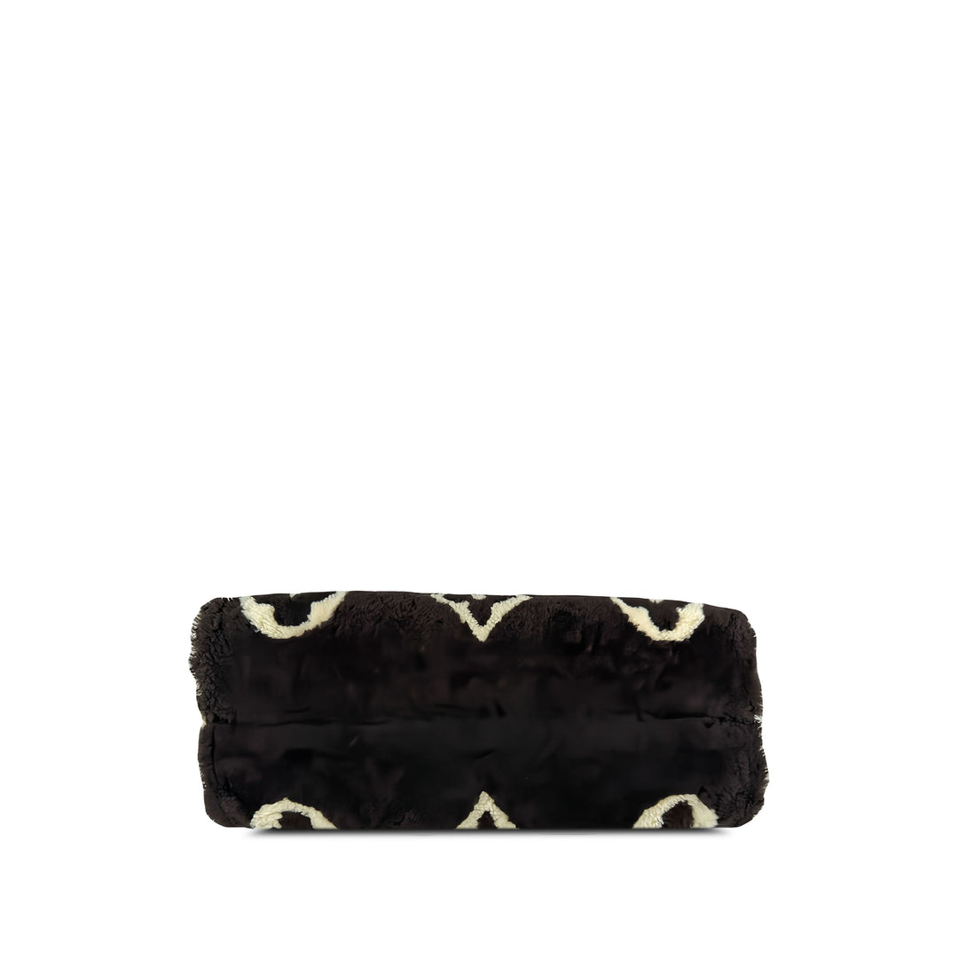 Louis Vuitton Giant Shearling Teddy Onthego GM Monogram Noir – vue 3 – GABY PARIS