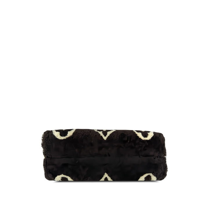 Louis Vuitton Giant Shearling Teddy Onthego GM Monogram Noir – vue 3 – GABY PARIS