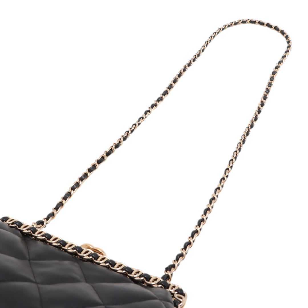Chanel CC Matelassé Cuir d’agneau Frame Sac à chaîne