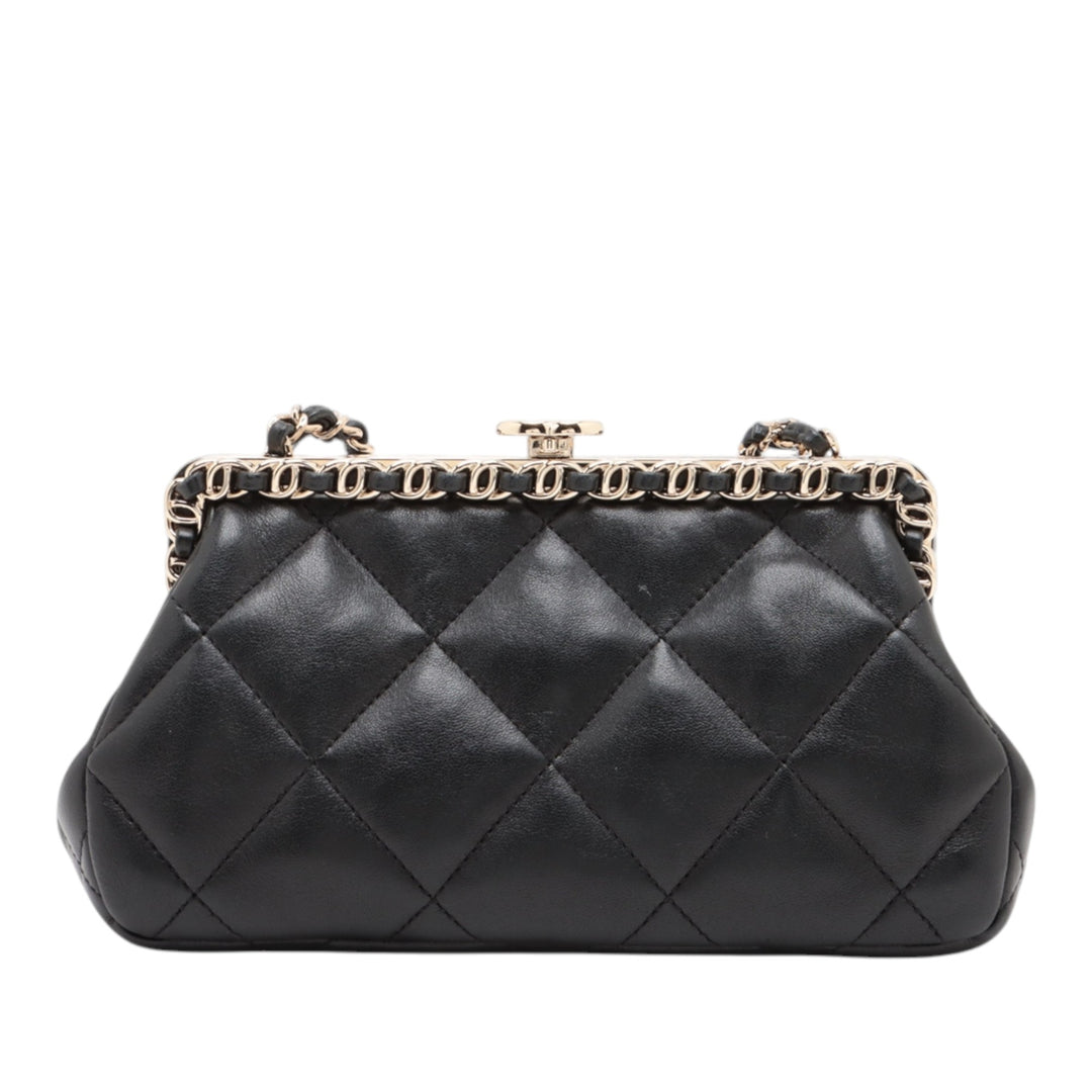 Chanel CC Matelassé Cuir d’agneau Frame Sac à chaîne