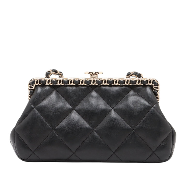 Chanel CC Matelassé Cuir d’agneau Frame Sac à chaîne