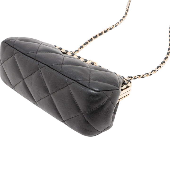 Chanel CC Matelassé Cuir d’agneau Frame Sac à chaîne