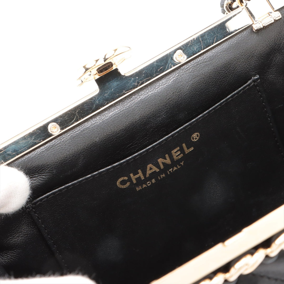 Chanel CC Matelassé Cuir d’agneau Frame Sac à chaîne