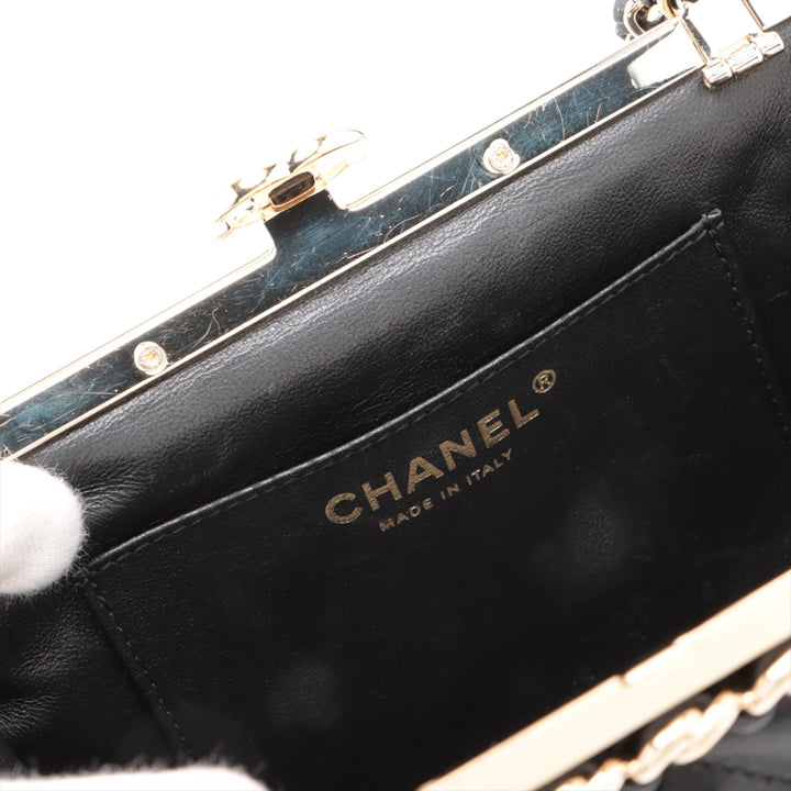 Chanel CC Matelassé Cuir d’agneau Frame Sac à chaîne