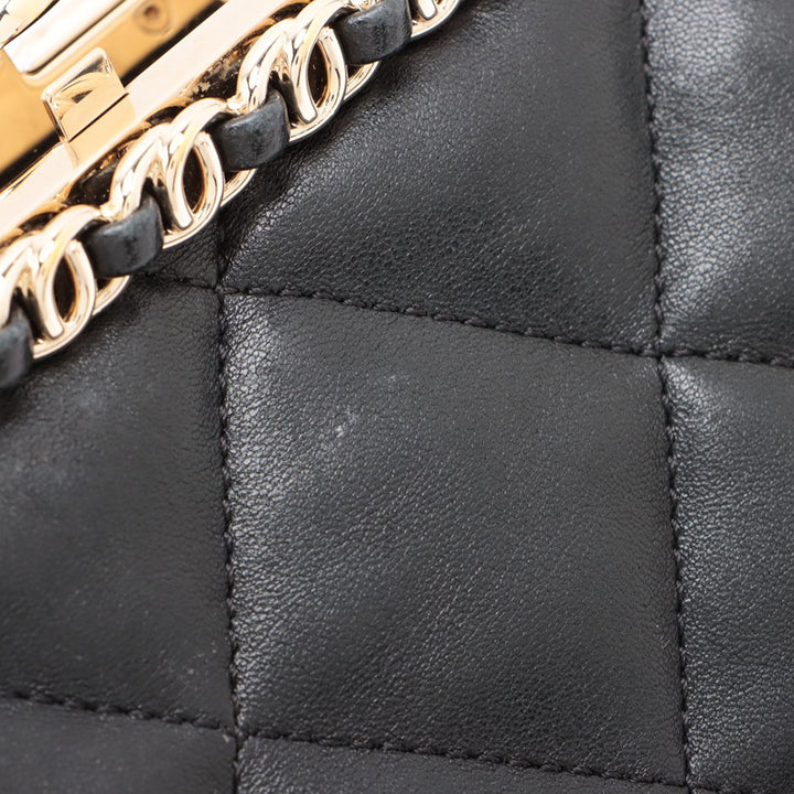 Chanel CC Matelassé Cuir d’agneau Frame Sac à chaîne