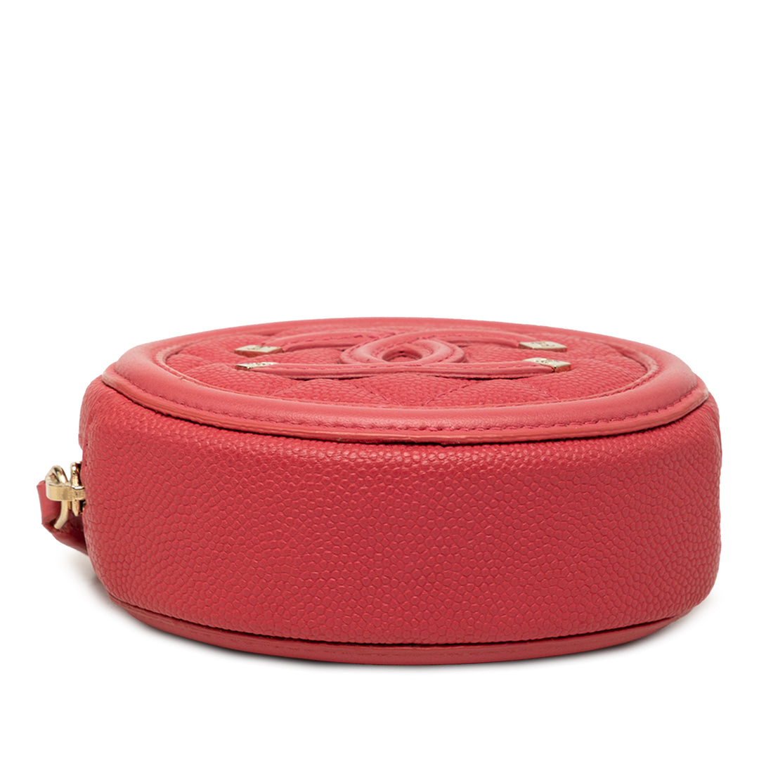 Chanel Caviar Filigree Coin Pochette