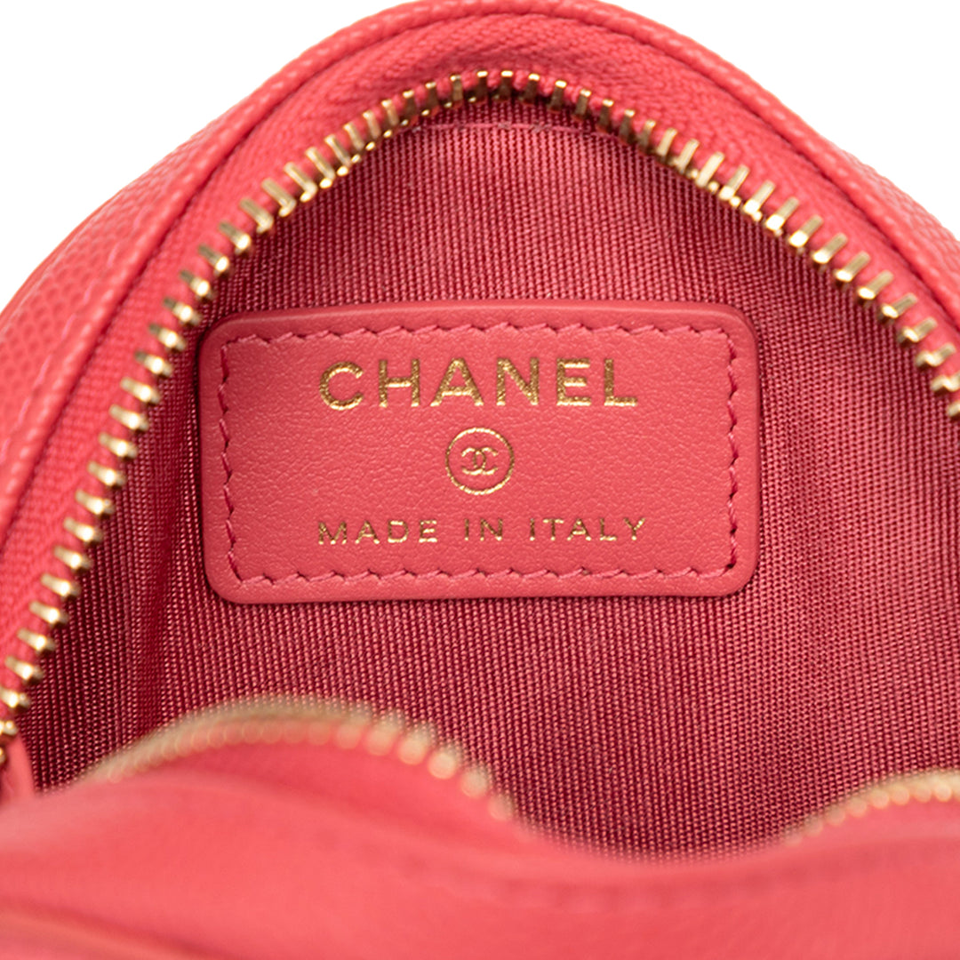 Chanel Caviar Filigree Coin Pochette