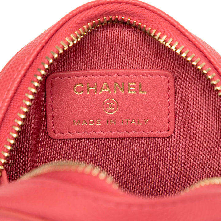 Chanel Caviar Filigree Coin Pochette