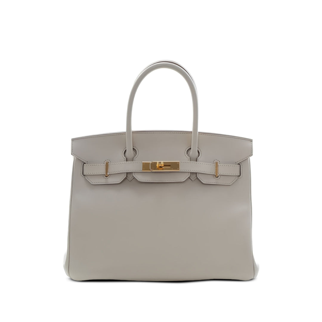 Hermès Sac à main Birkin Retourne 30 Epsom Blanc – vue principale – GABY PARIS