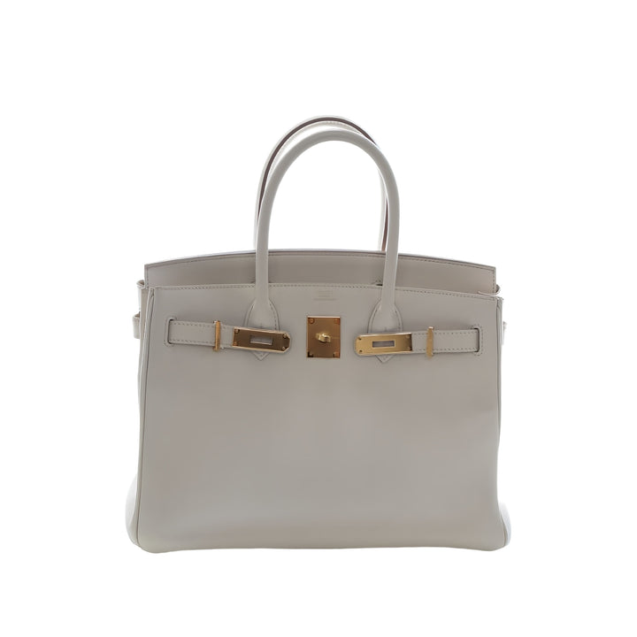 Hermès Sac à main Birkin Retourne 30 Epsom Blanc – vue 15 – GABY PARIS