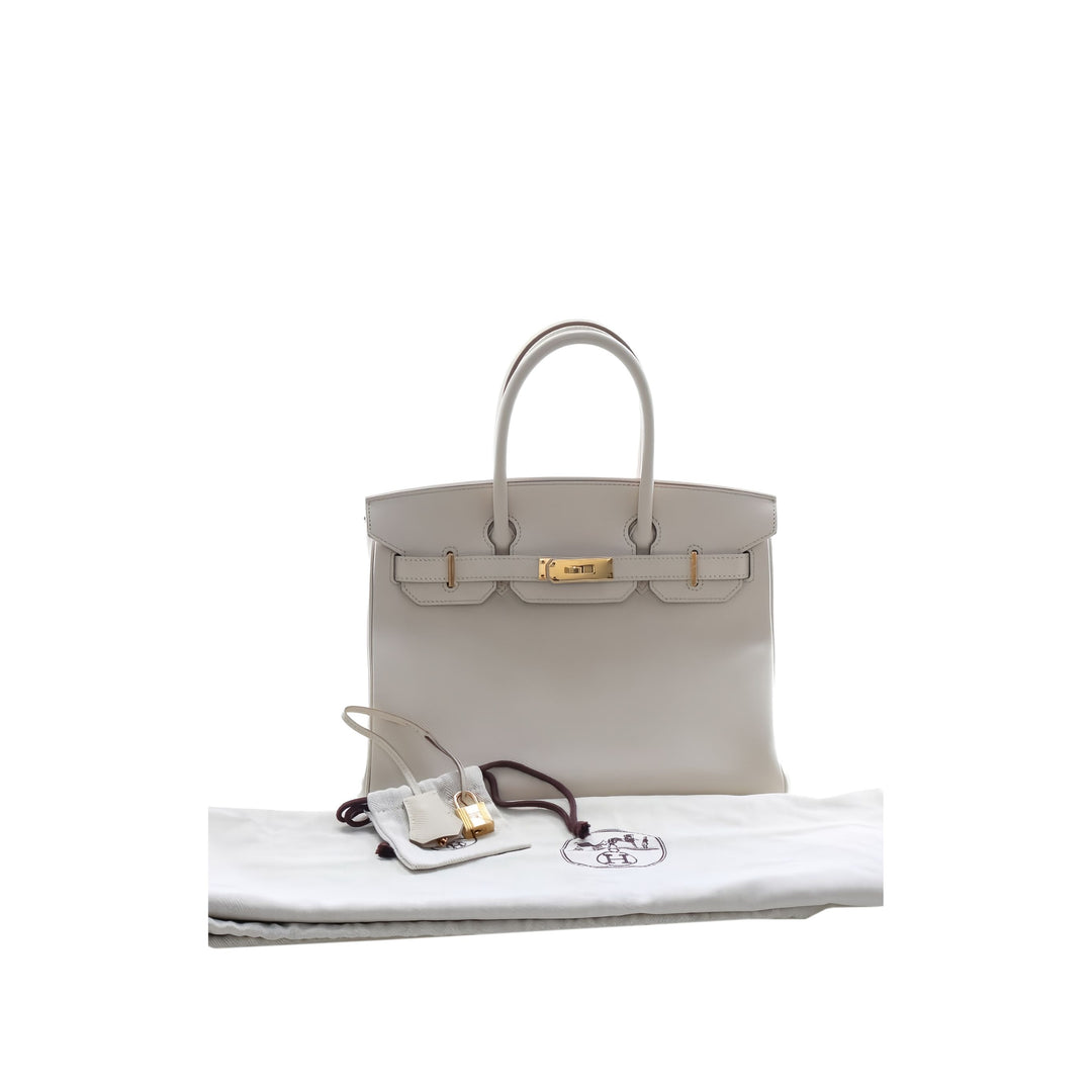 Hermès Sac à main Birkin Retourne 30 Epsom Blanc – vue 5 – GABY PARIS