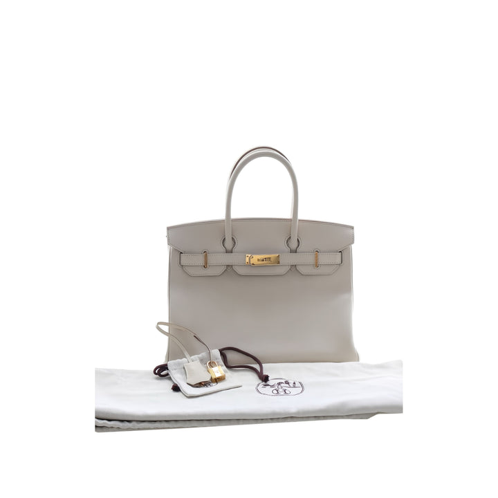 Hermès Sac à main Birkin Retourne 30 Epsom Blanc – vue 5 – GABY PARIS